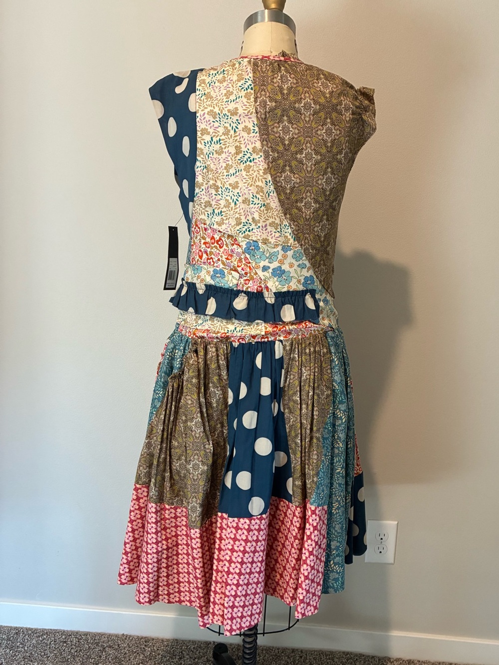 NWT Vintage Marc by Marc Jacobs patchwork dress - Picture 2 of 10
